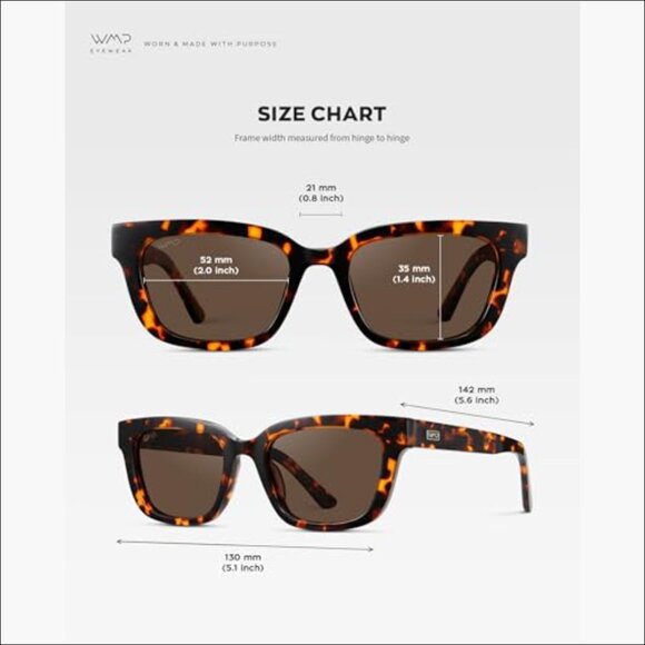 Polarized Rectangular Sunglasses, Narrow Acetate Frame, Hand-Polished Finish